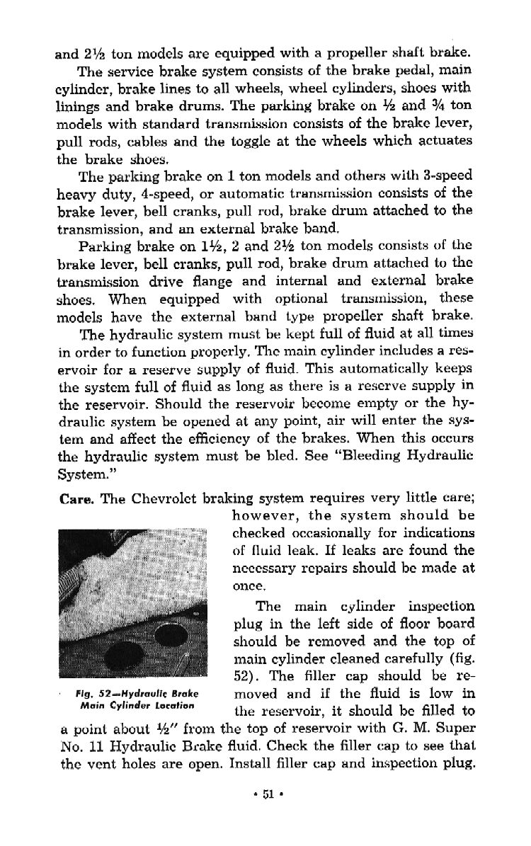 1956 Chevrolet Trucks Operators Manual Page 56